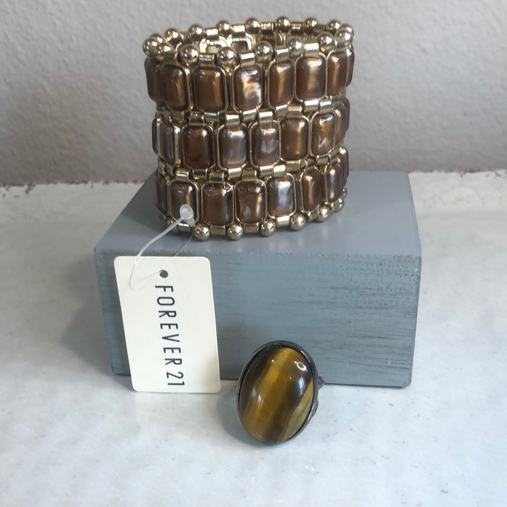 Tigers eye jewelry set